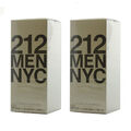 Carolina Herrera 212 Men NYC - EDT Eau de Toilette 100ml - 2x