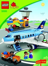 LEGO Duplo Set 5595 Grosser Flughafen Grosses Flugzeug komplett