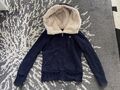 Napapijri Damen Kapuzenpullover Sweatshirt XS 34 36 Navy Dunkelblau XXL Kapuzen