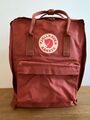 Fjällräven Kanken 16L Rucksack -Original - mit Sitzkissen ROT