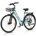 VARUN 28 Zoll Damen E-Bike 250W Elektrofahrrad 6 Gänge Pendler E-CityFahrrad