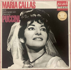 Maria Callas singt Opernarien von Giacomo Puccini Vinyl LP Eterna sehr gut