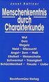 Menschenkenntnis durch Charakterkunde von Josef Rattner | Buch | Zustand gut