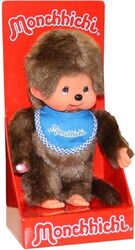 Monchhichi Junge mit Latz blau 20 cm NEU & OVP