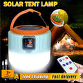 1-4x Solar LED Laterne Taschenlampe USB Wiederaufladbare Camping Zelt Licht