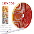 230V COB LED Strip Streifen Neon Flex diffus Lichtband Schlauch Selbstklebend DE