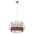 Duolla Hängeleuchte Space Pendelleuchte Deckenlampe Lampe E27 weiß beige braun