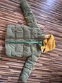 Winterjacke Gr 140 warm Steppjacke Jungen Oliv