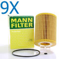 9x Mann-Filter Ölfilter Oelfilter Oil Filter MH 58 X