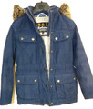 Barbour International Laufrad Winter Parka Jacke Größe S Alter 6/7 Jahre