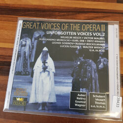 VARIOUS : Great Voices Of The Opera II  Unforgotten Voices 2  > EX (2CD)