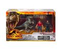 Mattel GWN25 - Jurassic World Owen & Velociraptor 'Blue', Spielfiguren Set