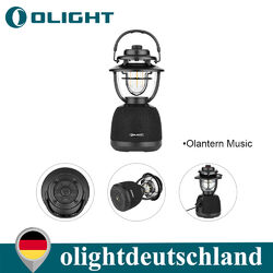 Olight Olantern Music Licht und Musik 2 in 1 Campinglampe - Schwarz