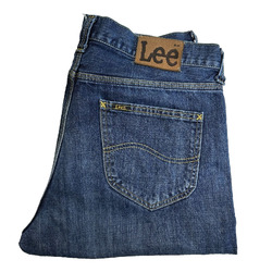 Lee Nash Herren Jeans W33 L29 Blau Regular Straight Denim Button Mid Rise Vintage