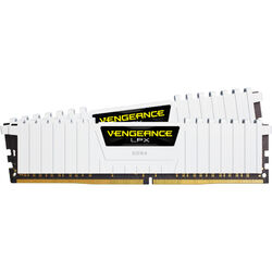 Corsair DIMM 16 GB DDR4-3200 (2x 8 GB) Dual-Kit, Arbeitsspeicher, weißCMK16GX4M2E3200C16W, Vengeance LPX