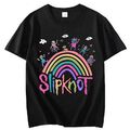 Slipknot 2D Druck Männer Frauen Geschenk Freizeit Mode Kurzarm T-Shirt Top Neu.