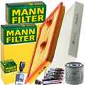 MANN FILTER INSPEKTIONSPAKET passend für AUDI A1 8X SKODA FABIA 3 VW POLO 6R TSI