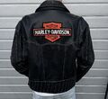 Vintage Harley Davidson Route 66 Lederjacke / Bikerjacke 