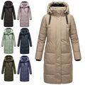 Marikoo Winter Steppmantel Jacke Parka Recycelt Warm Matel mit Kapuze Laryaa NEU