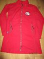 schöne Damen Langarm Outdoor- Fleece- Jacke  in rot Gr. M NEBULUS TOP