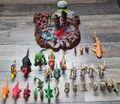 50+ Dinosaurier (2x Jurassic Park)/Tier Figuren mit Landschaft Konvolut Sammlung