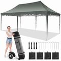 Pavillon 3x3/3x6m Wasserdicht Faltpavillon Pop Up Partyzelt Gartenzelt UV Schutz