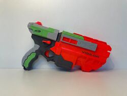 Hasbro NERF Vortex Vigilon «NEUWERTIG» Disc Blaster Gun / Kinderspielzeugpistole