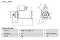 Anlasser Starter BOSCH 0 986 026 340 +39.58€ Pfand für TRANSPORTER CRAFTER VW T6