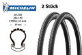 2 Stück 28 Zoll MICHELIN Protek Cross Fahrrad Reifen 37-622 Pannenschutz Reflex