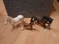 Schleich Shire Horses  Stute 13735  Hengst 13734 Fohlen 13736 