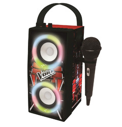 Lexibook BTP180TVZ the Voice Tragbarer Bluetooth-Lichtlautsprecher Mit Mikrofon,