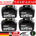 Für Original Makita Akku 18V 9,0AH 6AH BL1860B BL1850B BL1830 BL1820 LXT Lithium