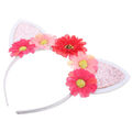 Haarreifen Für Damen Katzenohren Stirnband Kinder Stirnbänder Mit Die Blumen