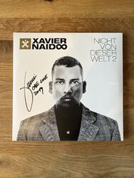 XAVIER NAIDOO - NICHT VON DIESER WELT 2 Vinyl Signiert