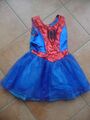 Spiderman Girl Kleid Kostüm von Marvel Fasching Karneval 122-128