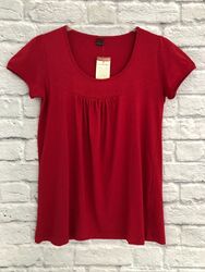 Blanchporte Damen Shirt Gr 38/40 grau rot 50% Baumwolle neu