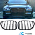 Kühlergrill Sport Grill Nieren für BMW 7er F01 12-15 glanz schwarz Einzelsteg