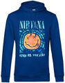 Nirvana Kapuzenpullover Herren Abstract Water blau