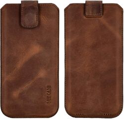 Exclusive Hülle Echt Leder Handy Tasche Slim Case Etui für Samsung Galaxy S20 5G