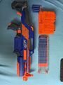 Nerf Gun Blaster N-Strike Elite Rapidstrike CS-18 vollautomatisch *TOP-ZUSTAND*