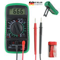 Multimeter mit Batterie Digital Voltmeter Spannungsmesser Prüfer Strom Messgerät