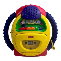 Fisher Price Kinder Kassetten Recorder + Mikrophon + Stimmverzerrer BASTLER