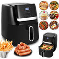 XL Heißluftfritteuse 1600W, 8L Fritteusen Friteuse Heißluft Air Fryer ohne Öl