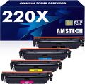 XL Toner Für HP 220A 220X W2200A Color LaserJet Pro 4202 dn dw MFP 4302 mit Chip