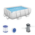 Bestway Swimmingpool Pool Gartenpool Schwimmbad Schwimmbecken Pumpe Set 56629