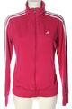 ADIDAS Sweatjacke Damen Gr. DE 34 magenta-weiß Casual-Look