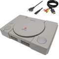 Sony PlayStation 1 PS1 - Konsole - alle Kabel - Grau