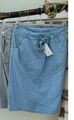 Stretchrock, Größe 42, 44, 46 XL- XXL, ITALY FASHION, Farbe: Jeansblau