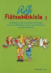 Flötenbüchlein. 16 fröhliche Lieder für 2 C-Blockflöten, Gitarre und Glockenspie