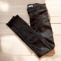 ZARA WOMAN Premium Denim Collection Damen Skinny Jeans Gr. 36 Schwarz TOP!